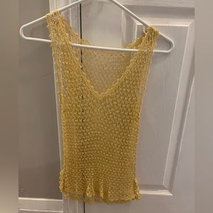 Gorgeous beaded top! Small! No tags!